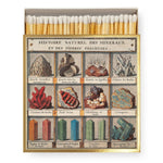 Natural History Museum Minerals | Square - Safety Matches - Joy