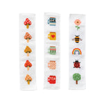 Nature Rainbow Cross Stitch Bookmark Kit Beginner Friendly - Joy