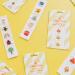 Nature Rainbow Cross Stitch Bookmark Kit Beginner Friendly - Joy