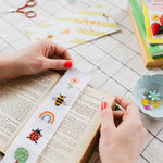 Nature Rainbow Cross Stitch Bookmark Kit Beginner Friendly - Joy