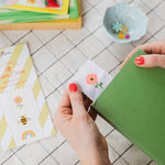 Nature Rainbow Cross Stitch Bookmark Kit Beginner Friendly - Joy