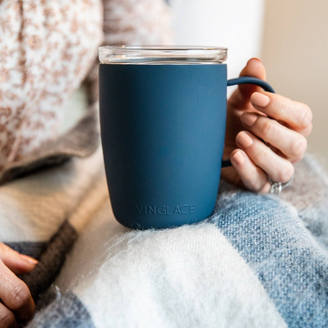 Navy Coffee Cup - Joy