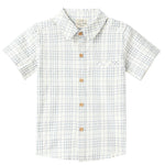 NEWPORT Chambray/Cream Plaid Shirt - Joy