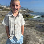 NEWPORT Chambray/Cream Plaid Shirt - Joy