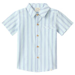 NEWPORT Chambray/Mint Stripe Shirt - Joy