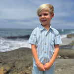 NEWPORT Chambray/Mint Stripe Shirt - Joy