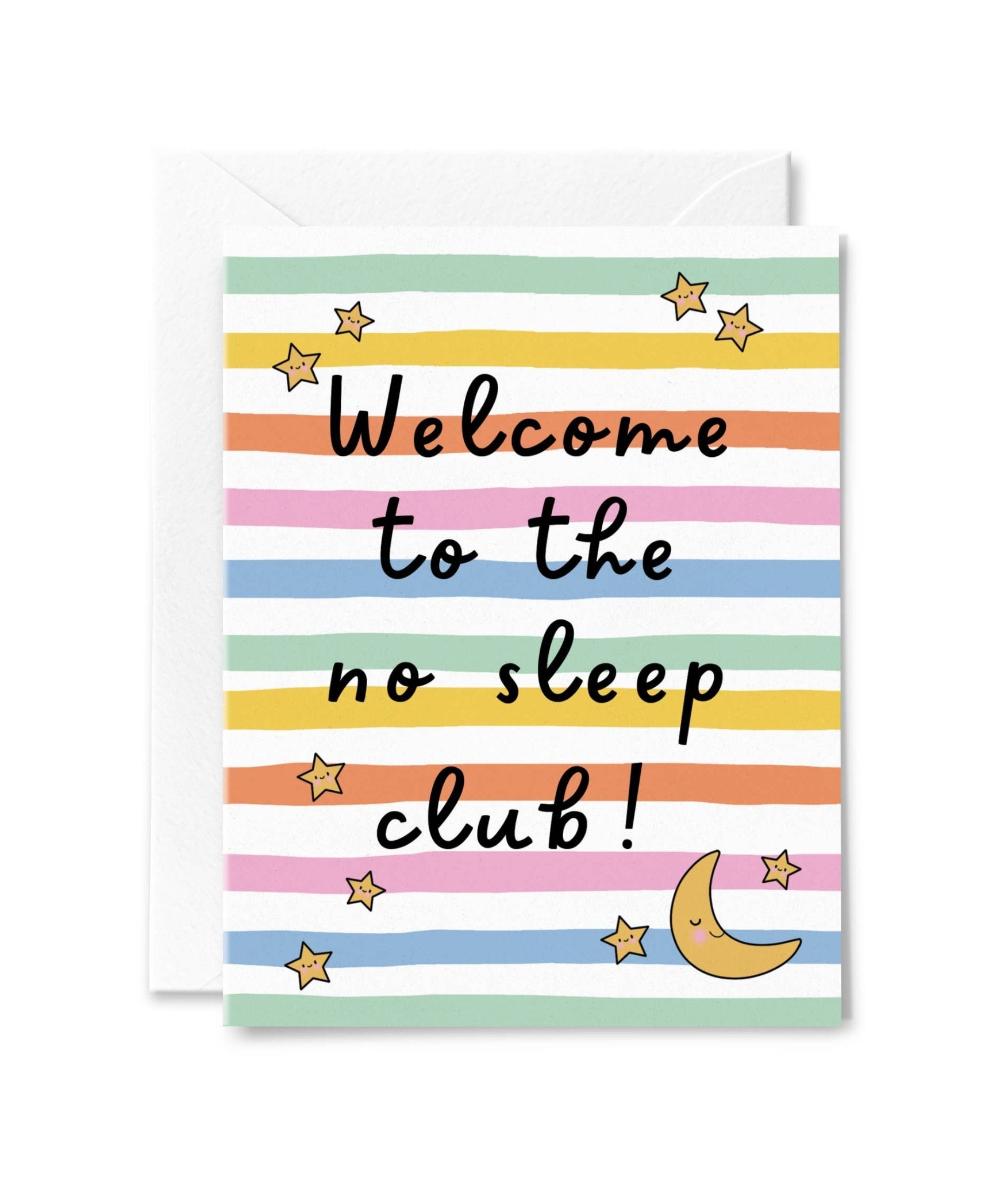 No Sleep Club Card - Joy Gift Shoppe