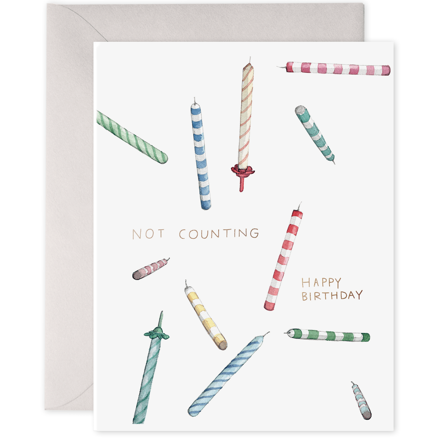 Not Counting Candles | Birthday Greeting Card - Joy