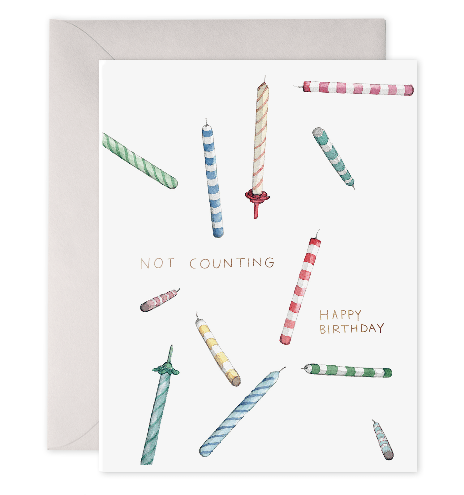 Not Counting Candles | Birthday Greeting Card - Joy