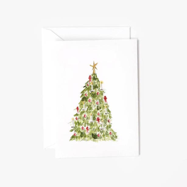 Nutcracker Tree Mini Notecard - Joy