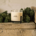 Oakmoss Candle: 11 oz Rocks Glass - Joy