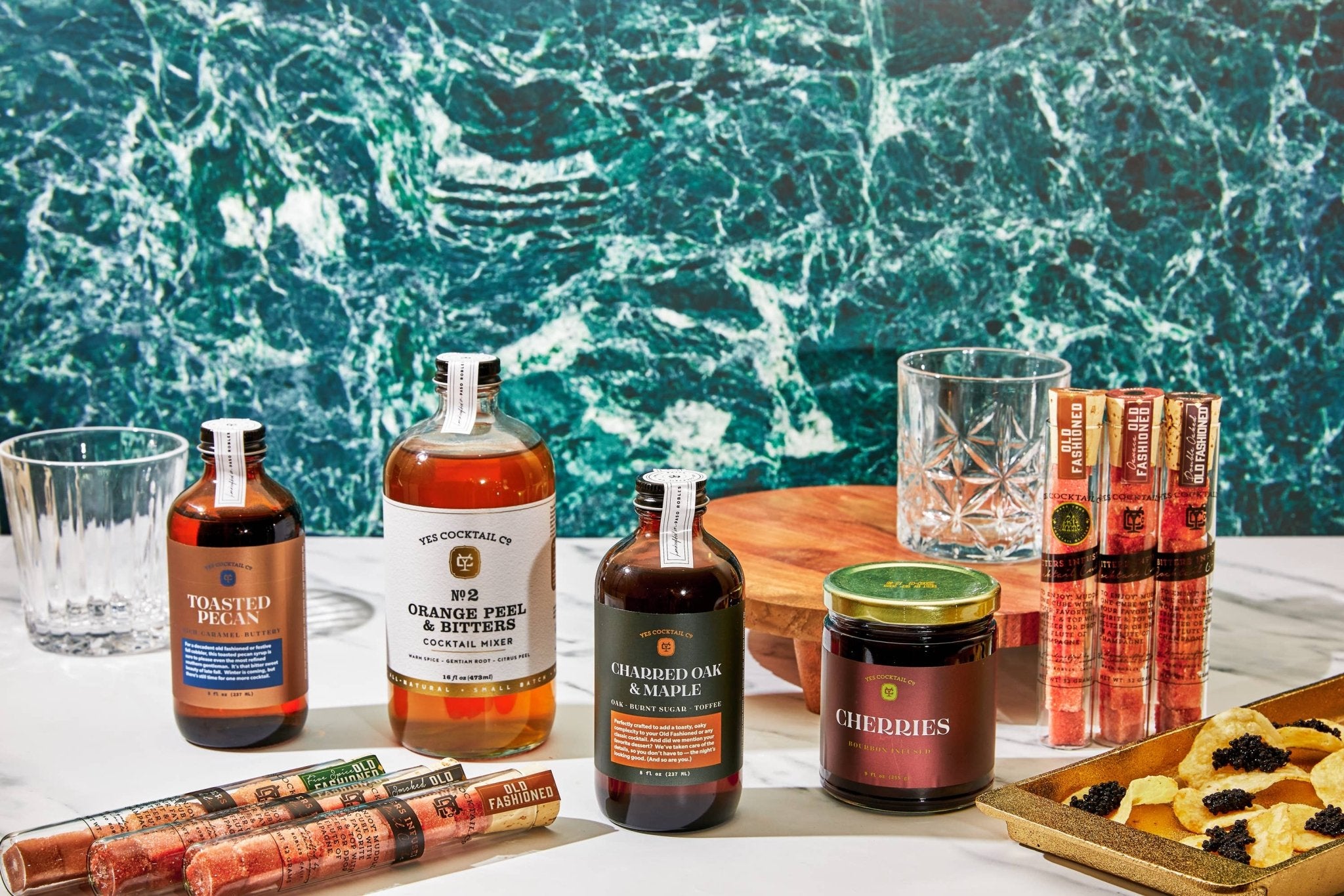 Oaxaca Old Fashioned Bitters Infused Cocktail Cubes - Joy