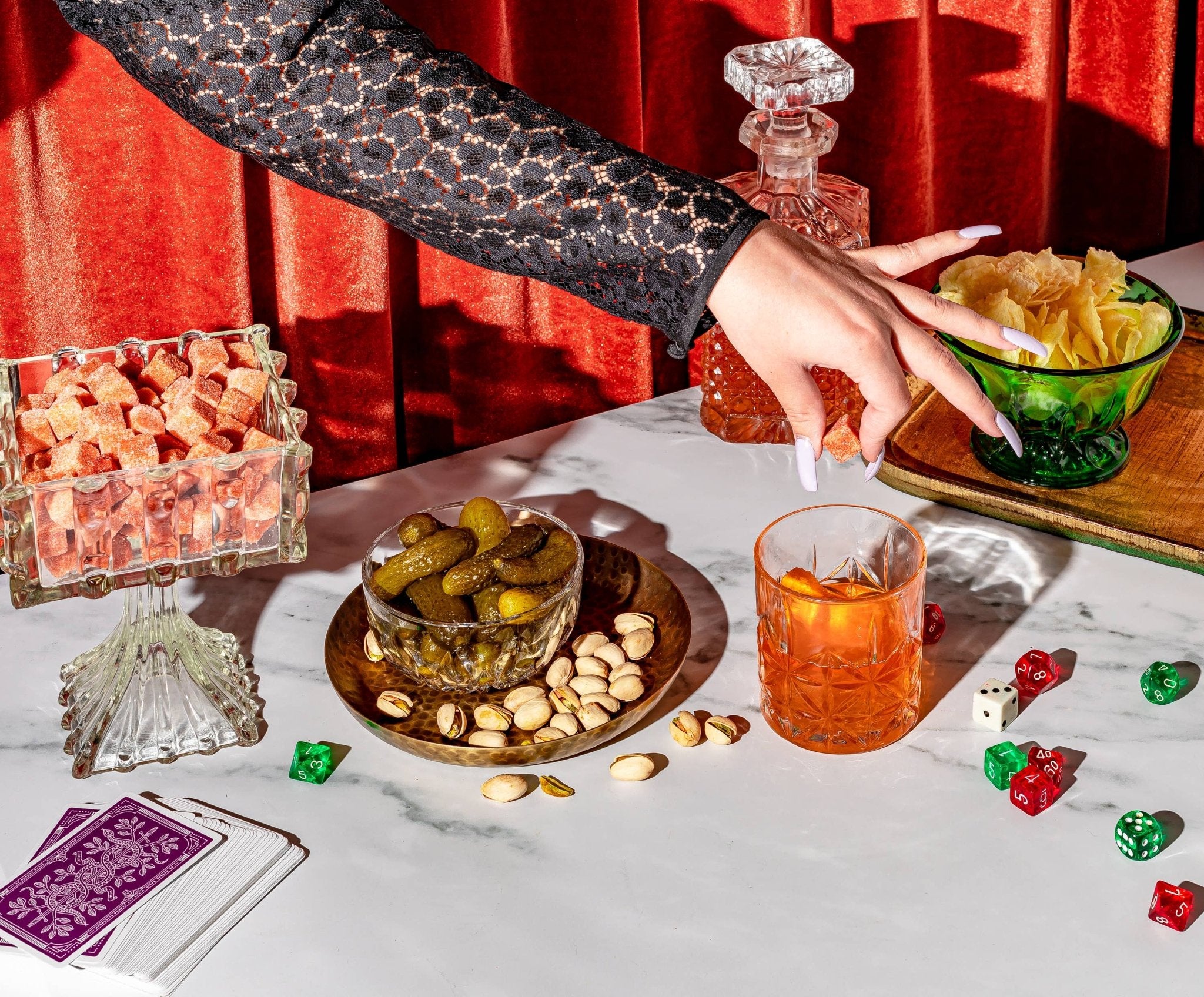 Oaxaca Old Fashioned Bitters Infused Cocktail Cubes - Joy