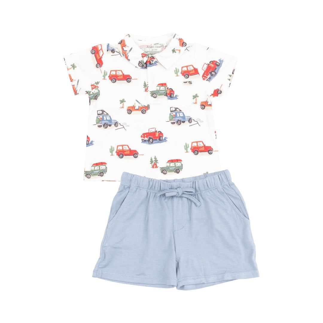Off - Road Adventure Polo Shirt & Short - Joy