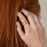 Open Rectangle Ring - Sterling Silver - Joy Gift Shoppe