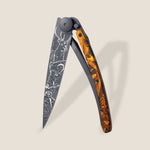 Orange Camo Wood Knife - Joy