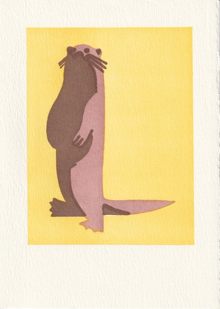 Otter Greeting Card - Joy
