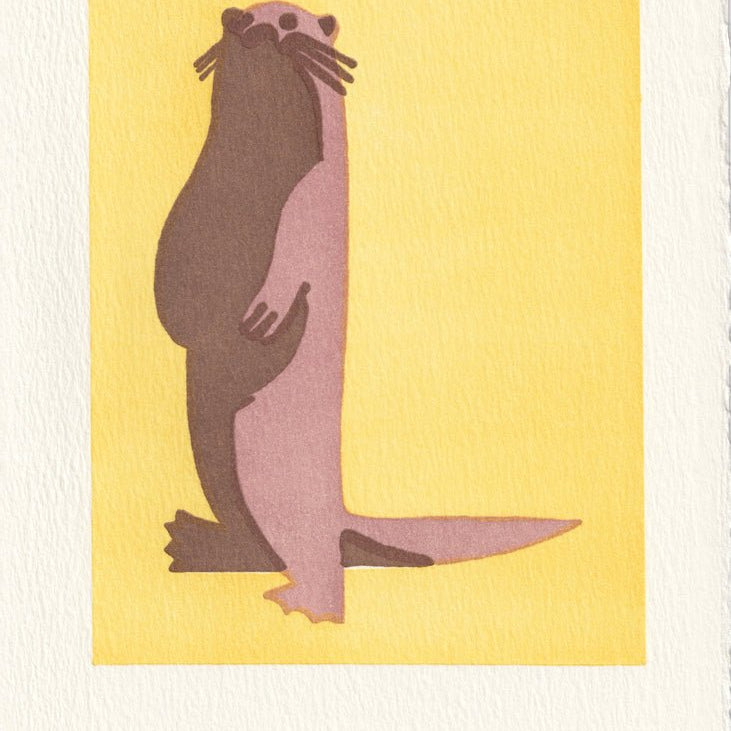 Otter Greeting Card - Joy