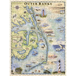 Outer Banks of North Carolina Explorer Map - Joy