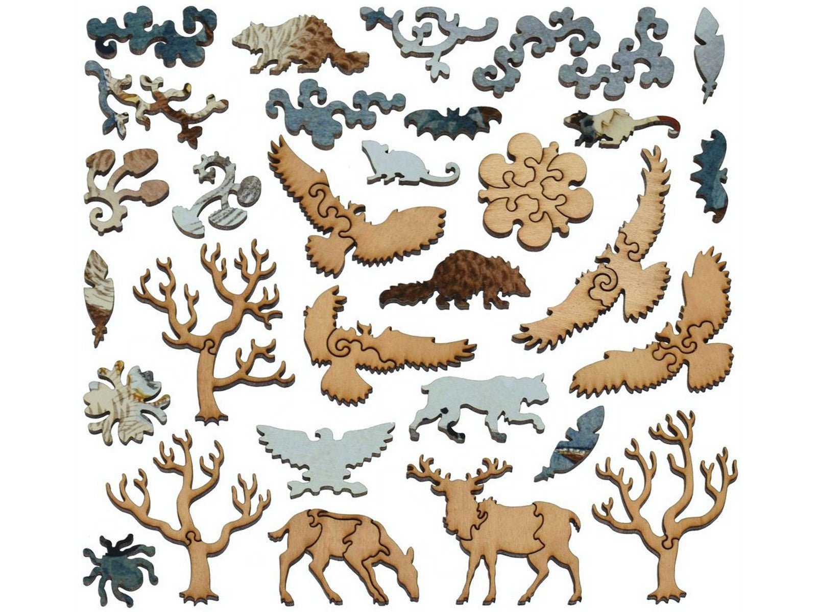 Owl and Cherry Branch Puzzle - Joy