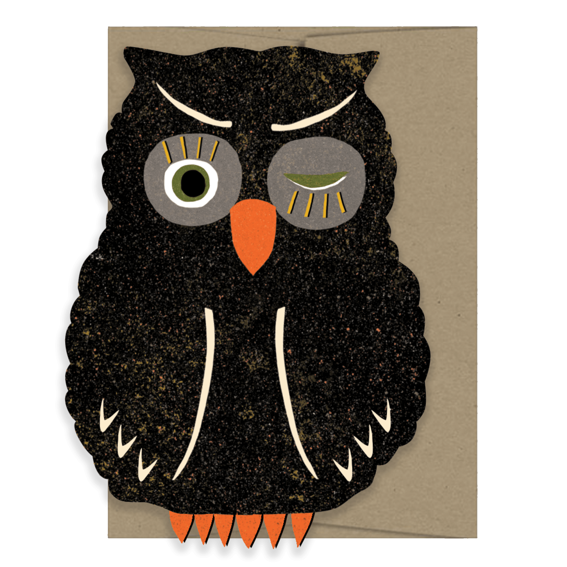 Owl Blink Card - Joy