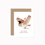 OWL GRADUATION | Graduation Greeting Card - Joy