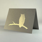 Owl on Grey - Joy Gift Shoppe