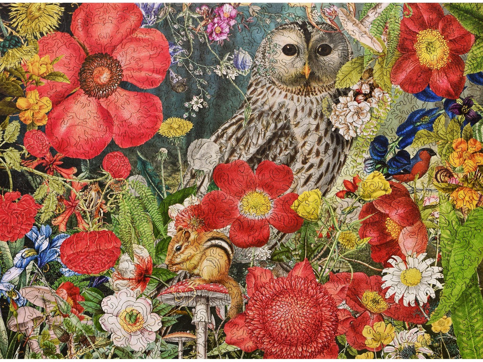 Owl - Woodland Flower Puzzle - Joy Gift Shoppe