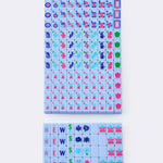 Parisian Blue Mahjong Travel Set - Joy