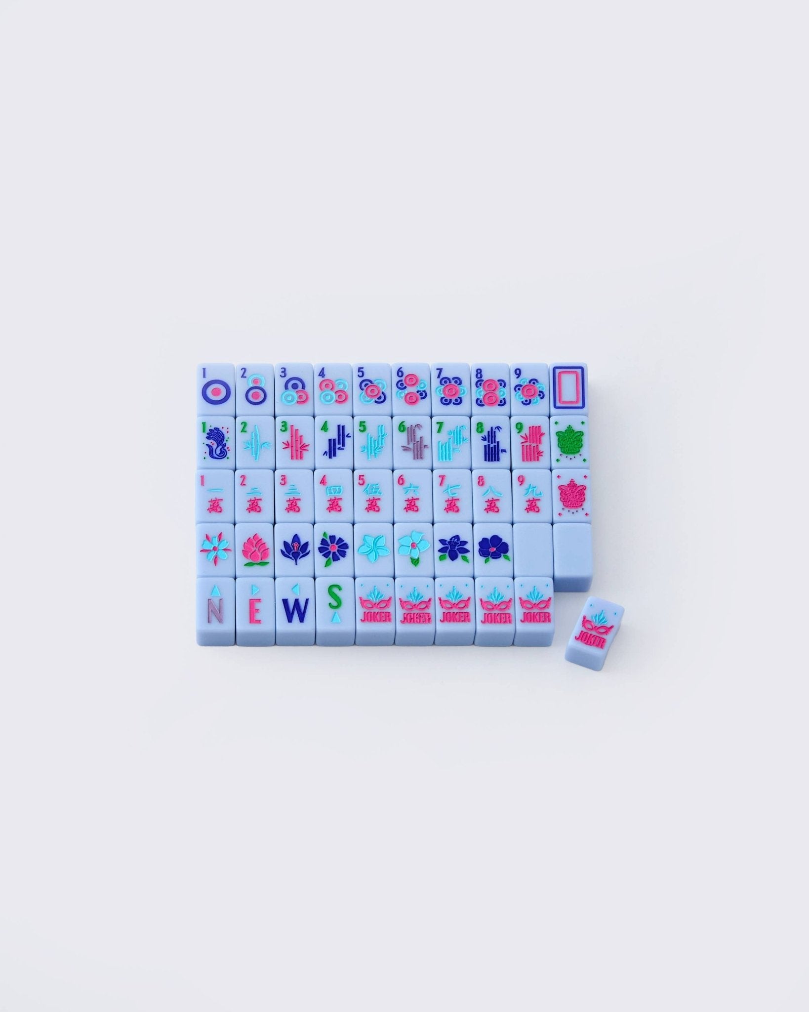 Parisian Blue Mahjong Travel Set - Joy