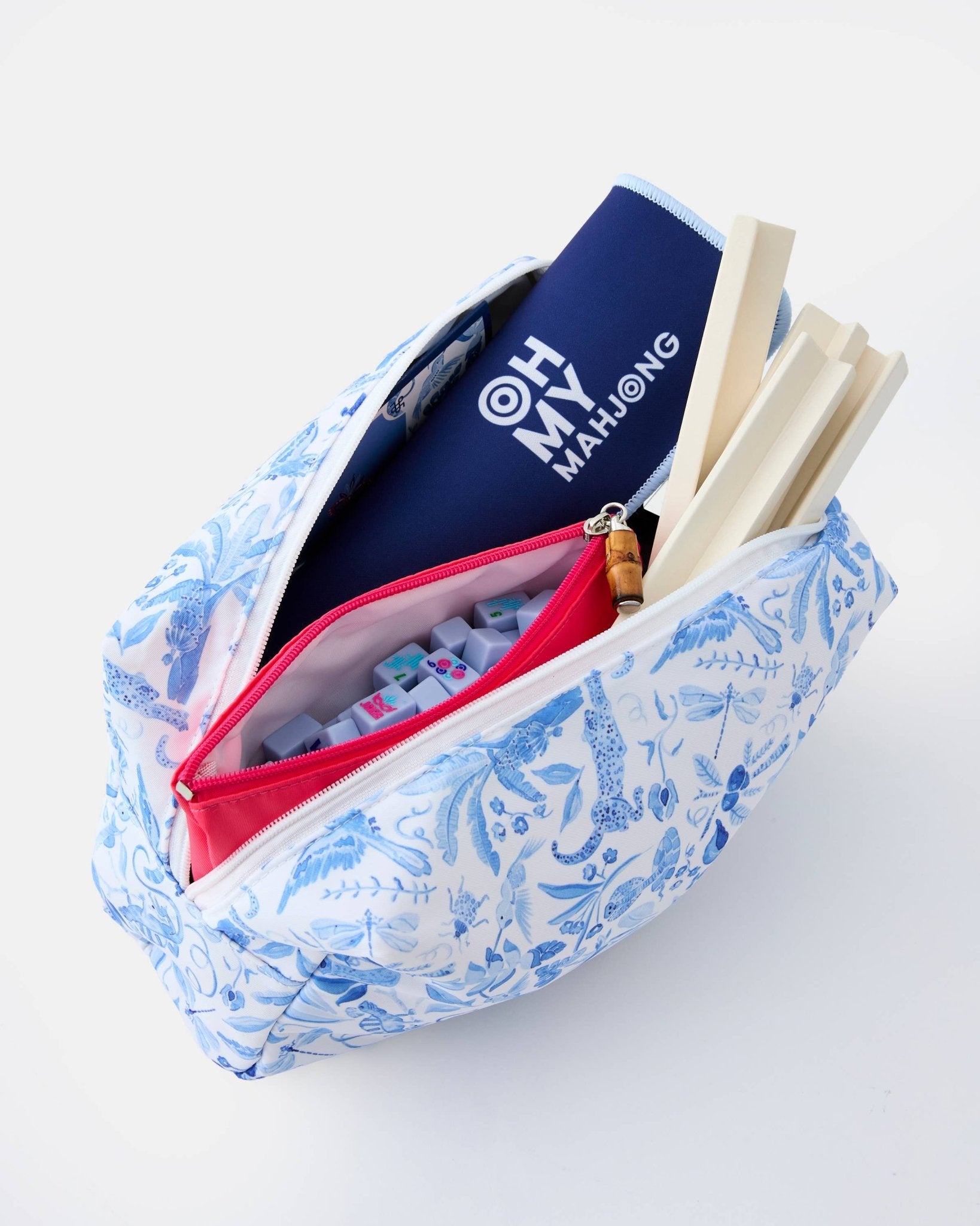 Parisian Blue Mahjong Travel Set - Joy