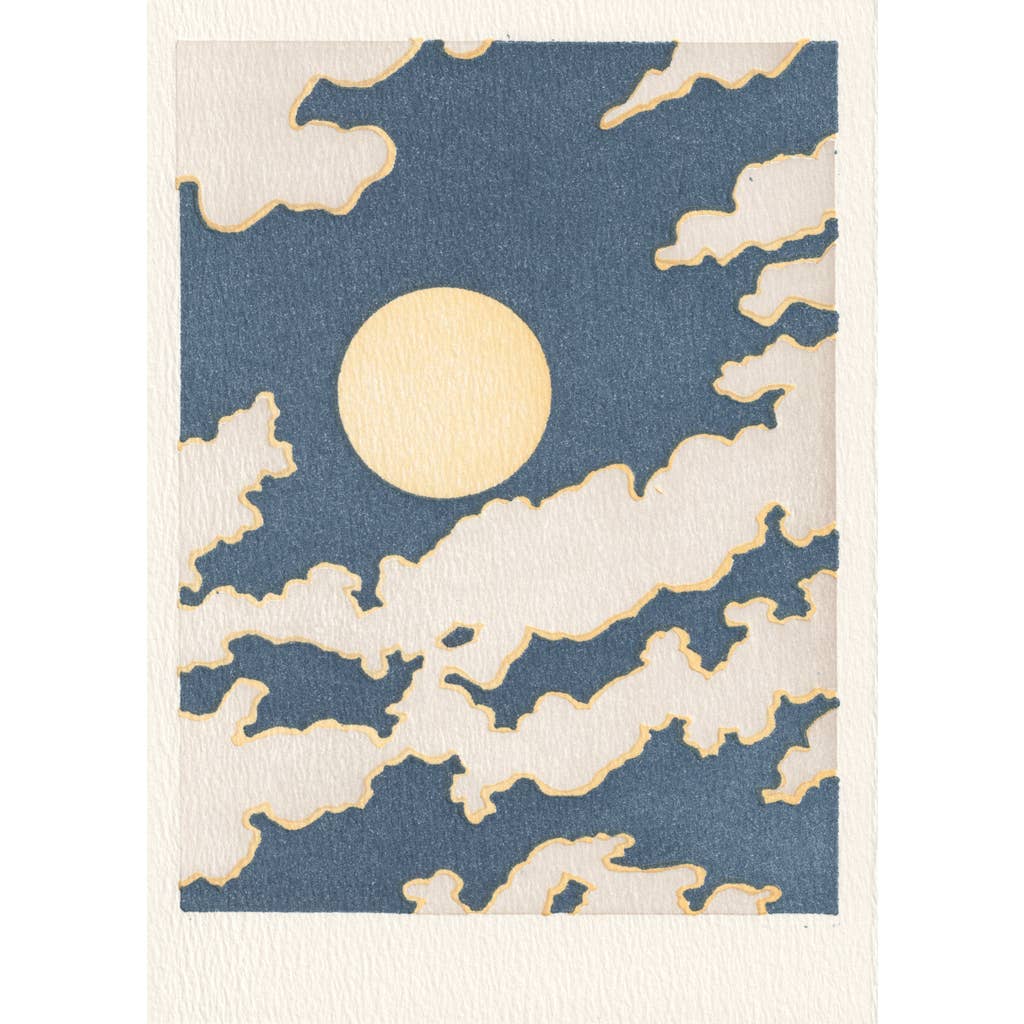 Partly Cloudy Greeting Card - Joy