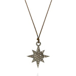 Pave Diamond Star Necklace - Joy Gift Shoppe