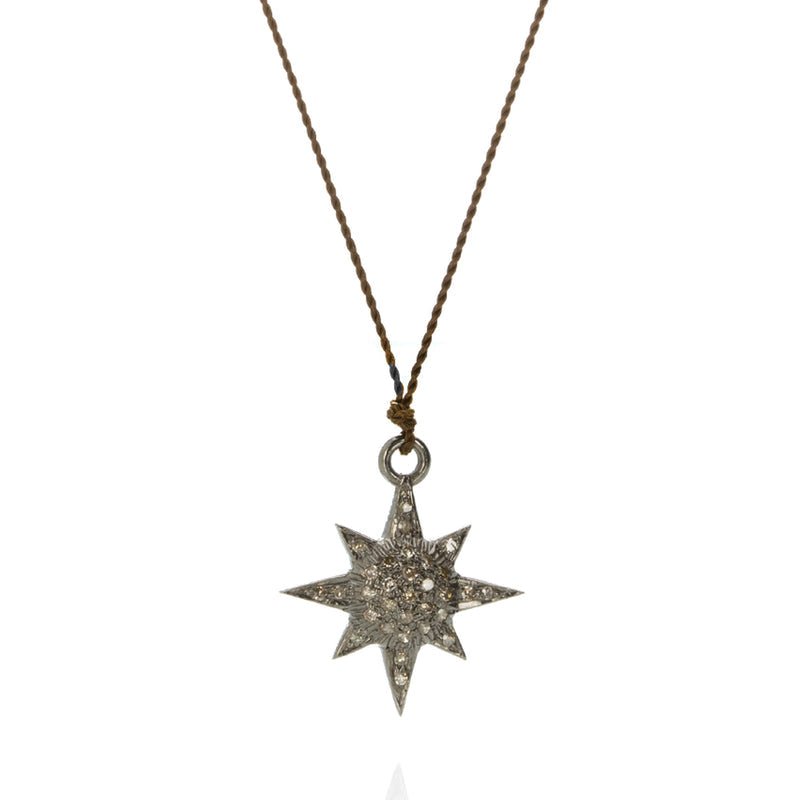 Pave Diamond Star Necklace - Joy Gift Shoppe