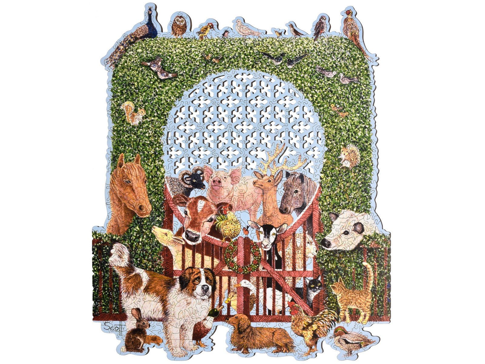 Peace and Goodwill Puzzle - Joy