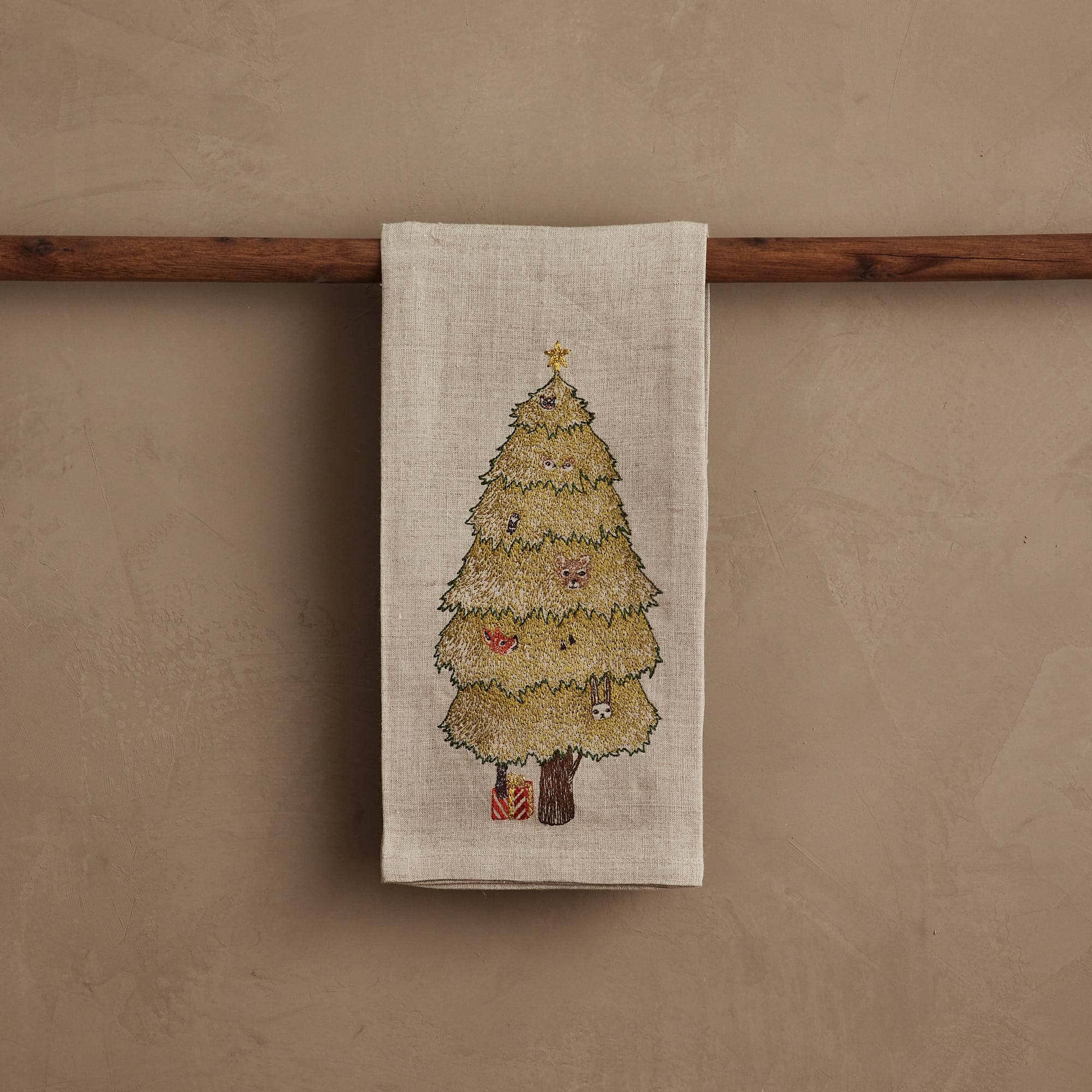Peek a Tree Tea Towel - Joy Gift Shoppe