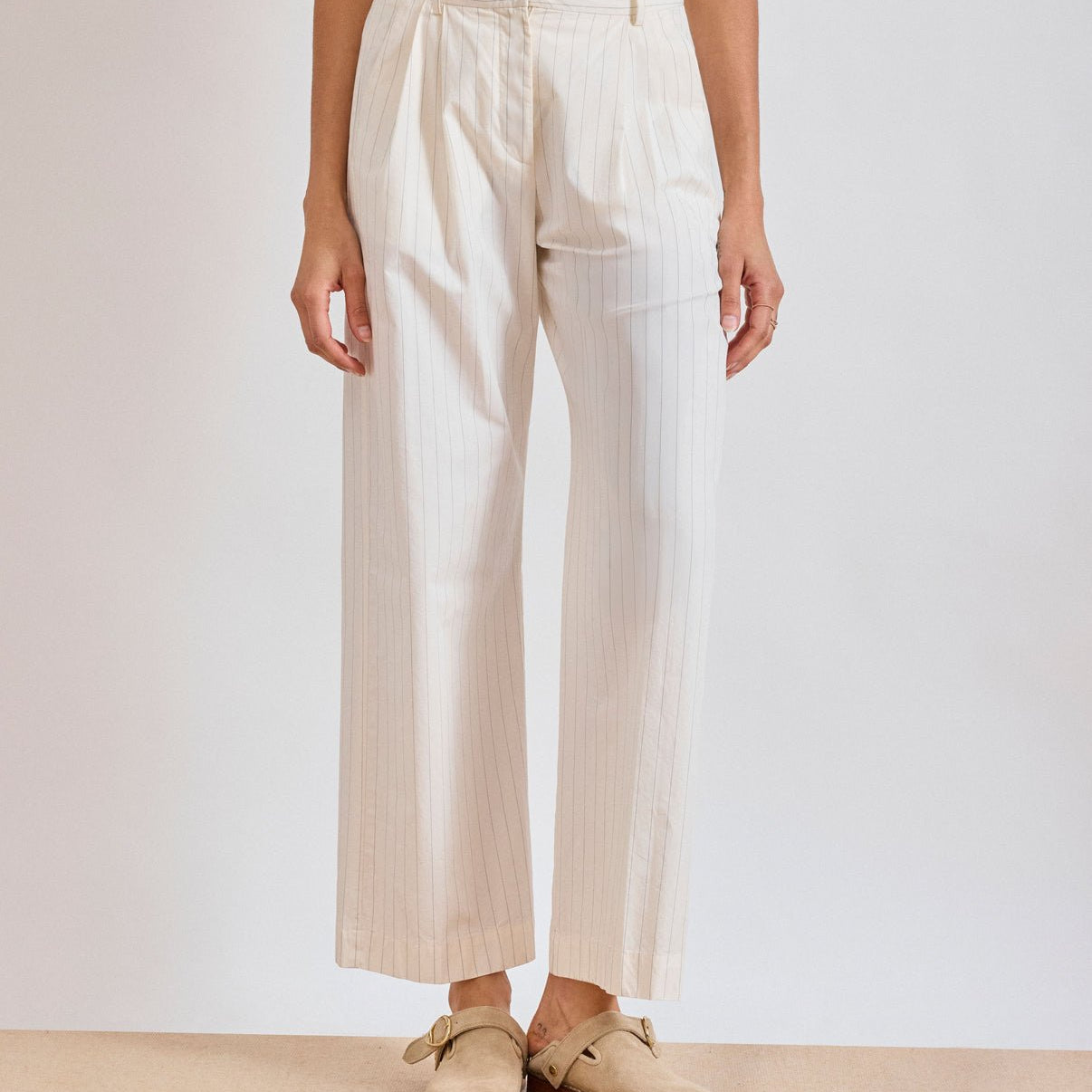 Periple Woven Pant - Raw White - Joy