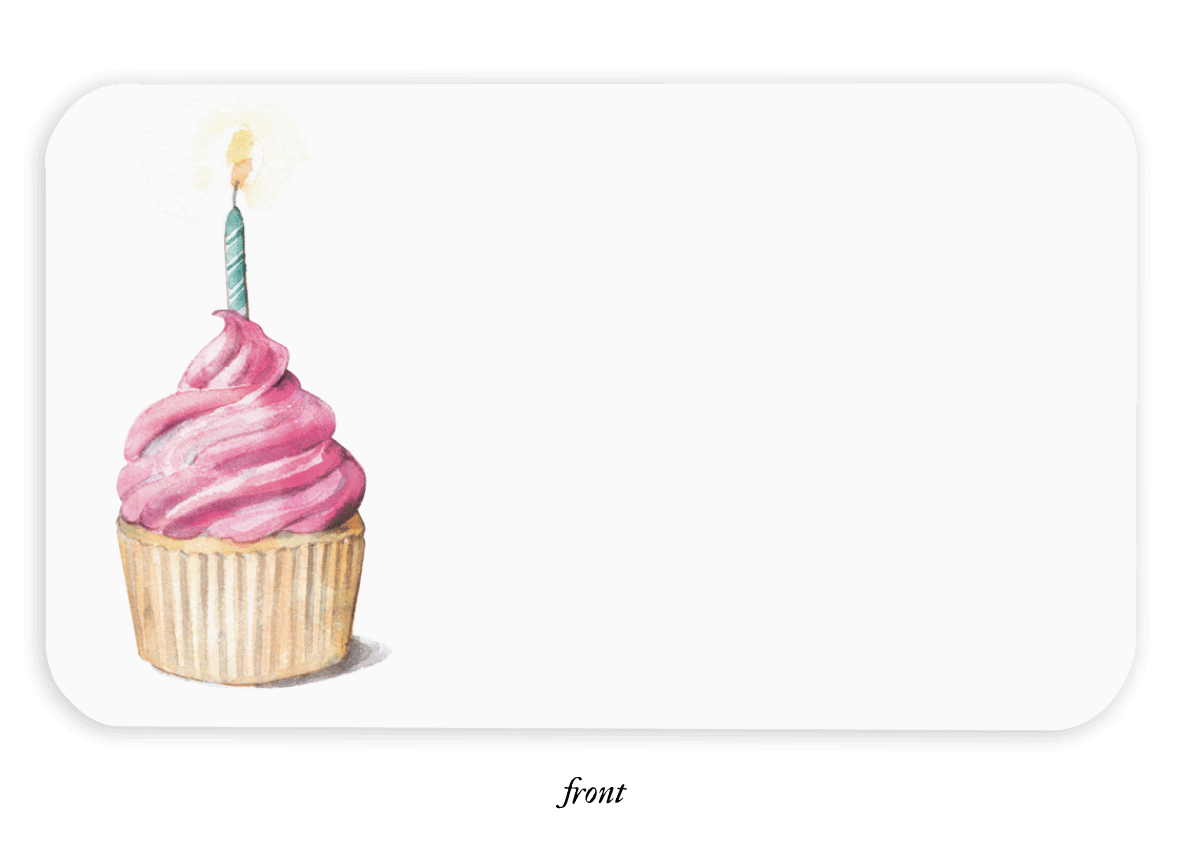 Pink Cupcakes Little Notes® - Joy