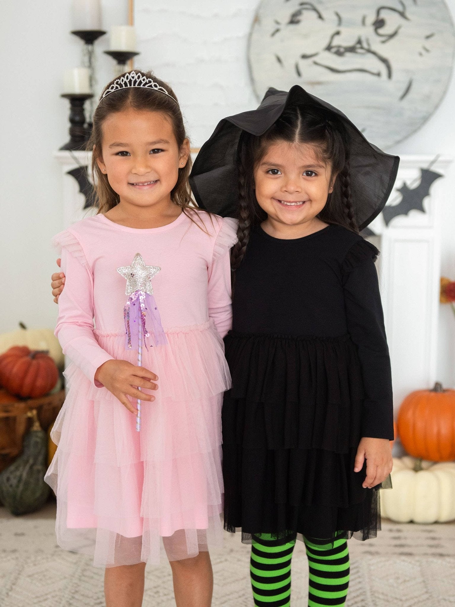Pink Flutter Tulle LS Twirl Dress | 4T - Joy
