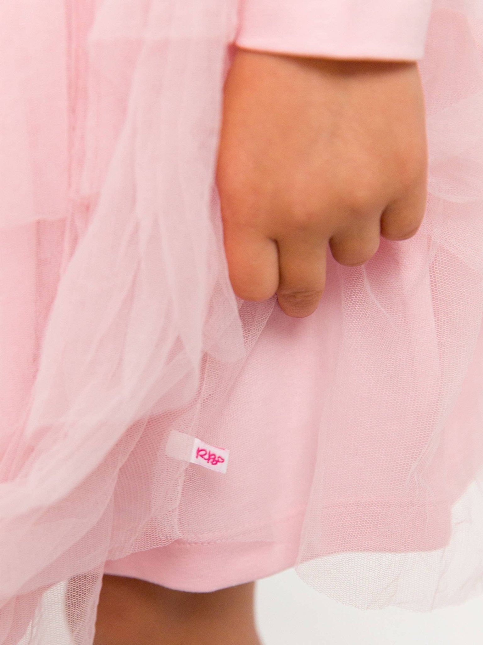 Pink Flutter Tulle LS Twirl Dress | 7Y - Joy