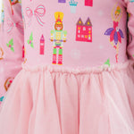 Pink Sugarplum Dreams Flutter Tulle LS Twirl Dress | 12 - 18M - Joy