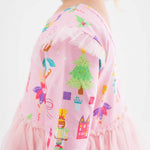 Pink Sugarplum Dreams Flutter Tulle LS Twirl Dress | 12 - 18M - Joy