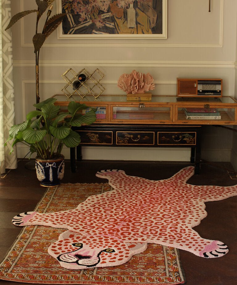 Pinky Leopard Rug - Joy