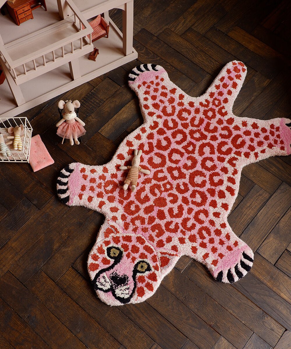 Pinky Leopard Rug - Joy
