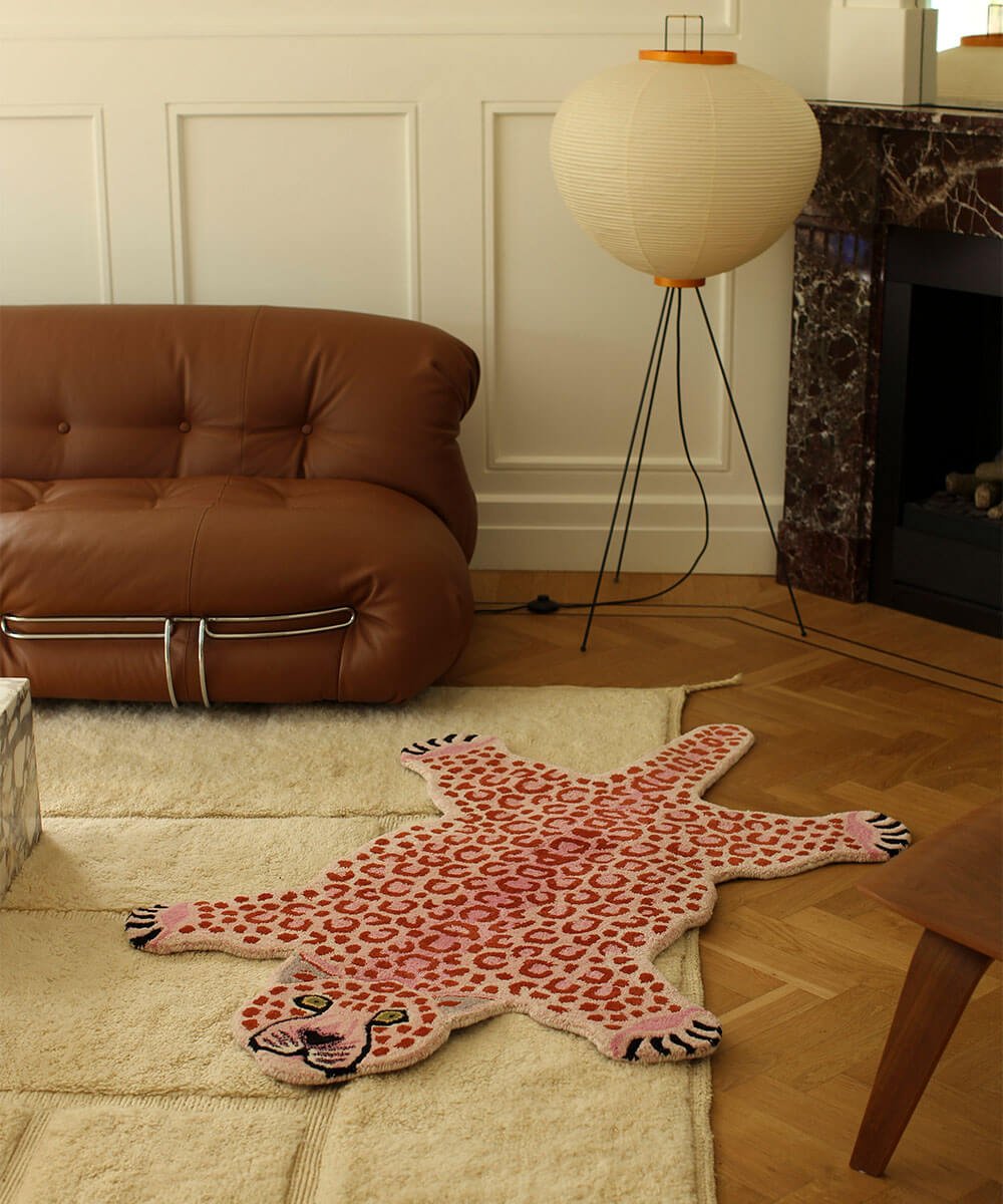 Pinky Leopard Rug - Joy