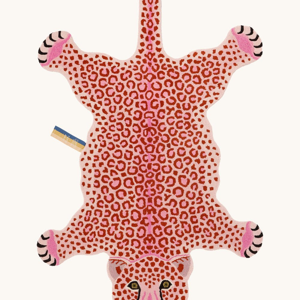 Pinky Leopard Rug - Joy