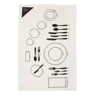 Place Setting 101 Pure Linen Tea Towel - Joy