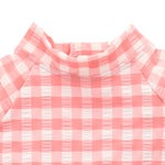 Pomegranate Gingham L/S Rashie Set - Joy Gift Shoppe