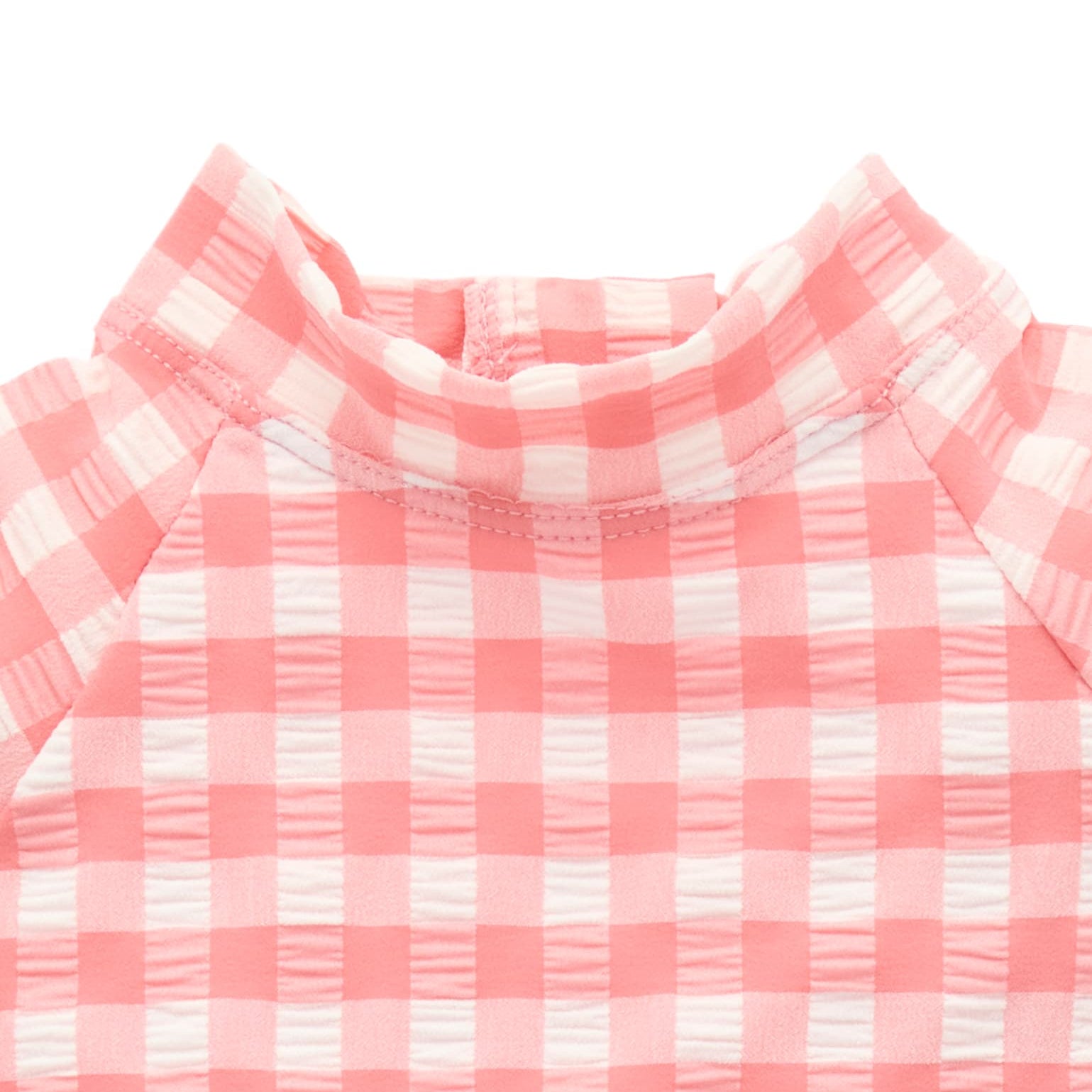 Pomegranate Gingham L/S Rashie Set - Joy Gift Shoppe