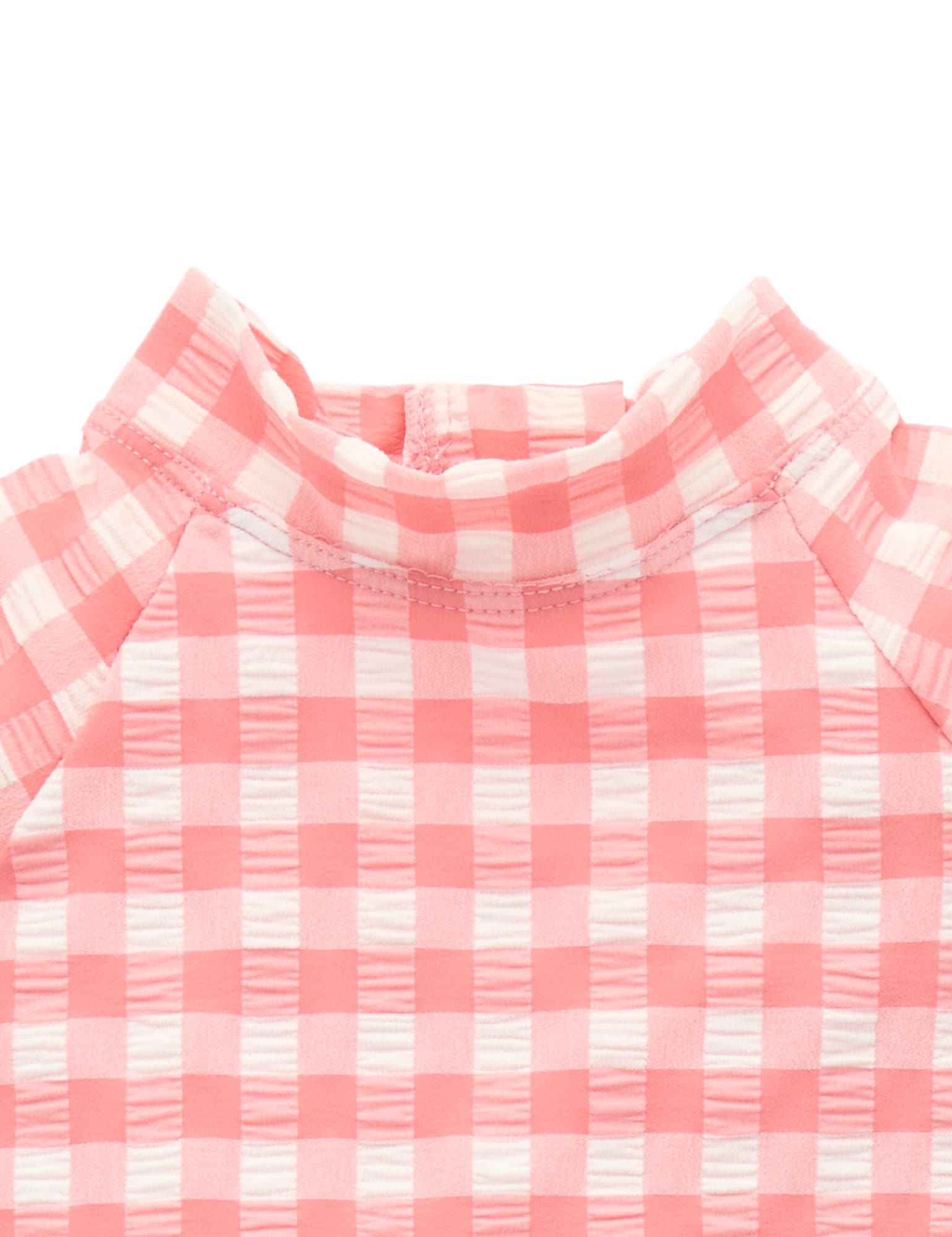 Pomegranate Gingham L/S Rashie Set - Joy Gift Shoppe